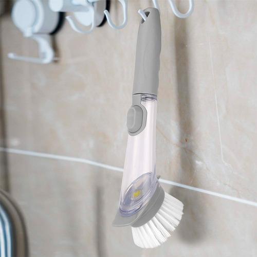 Cepillo Dispensador de Jabon Para Cocina