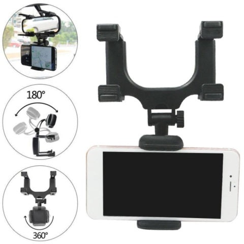Soporte de Celular para Retrovisor del coche - Universal de 360°®