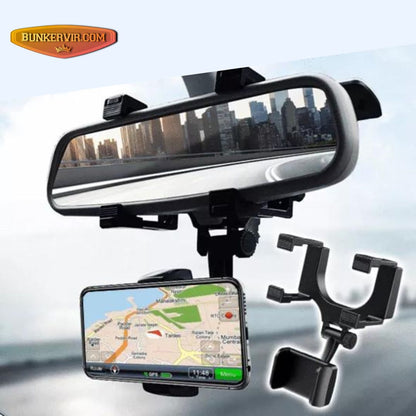 Soporte de Celular para Retrovisor del coche - Universal de 360°®