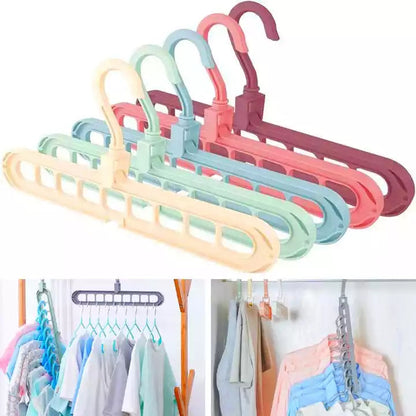 SET X4 GANCHOS ORGANIZADORES DE ROPA