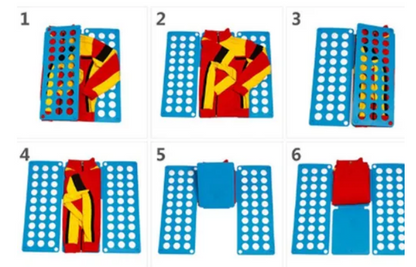 NUEVA TABLA PARA DOBLAR ROPA RÁPIDO