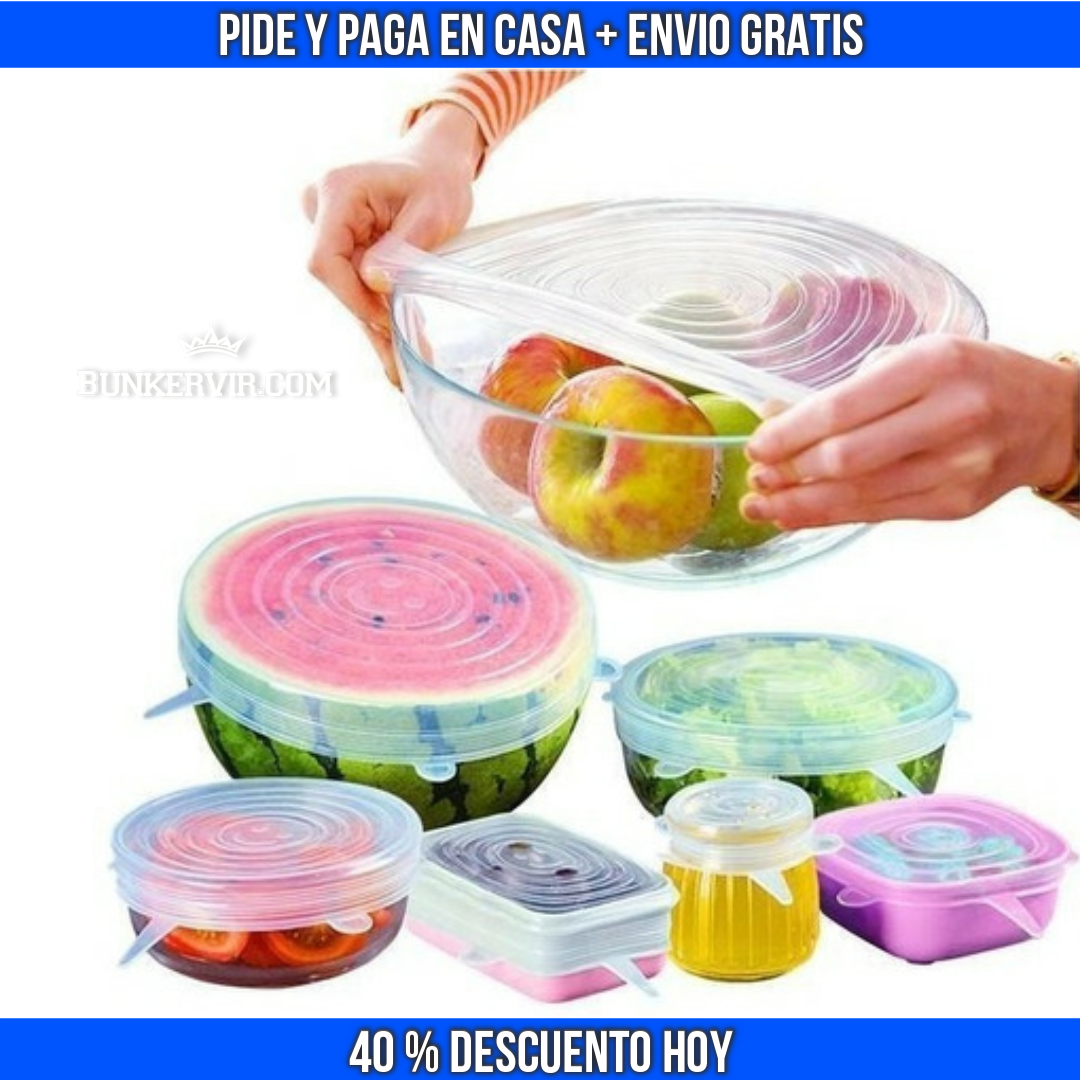 Tapas de Silicona Reutilizables